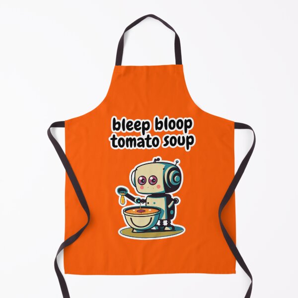 Item preview, Bleep Bloop Tomato Soup - Cooking Robot designed and sold by ChaiTees.