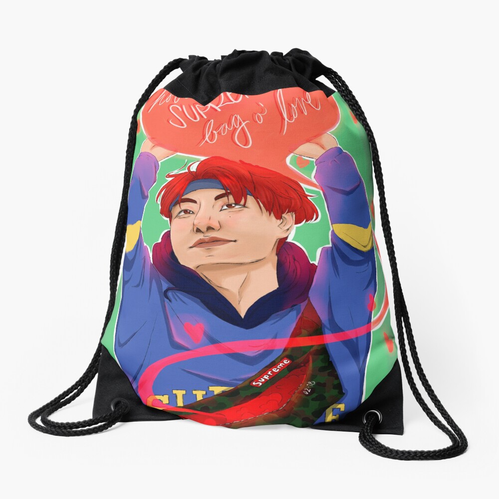 supreme drawstring bag