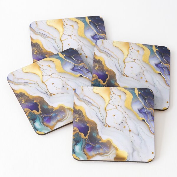 Item preview, Abstract marble texture with golden lines designed and sold by 4Seasons.
