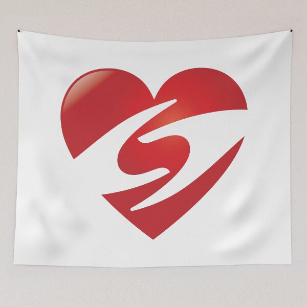Item preview, Love and Care Red Heart and Caring Hand Gestures designed and sold by Wiggly Lines.