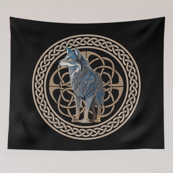 Item preview, Celtic Wolf designed and sold by ZenStickConcept.