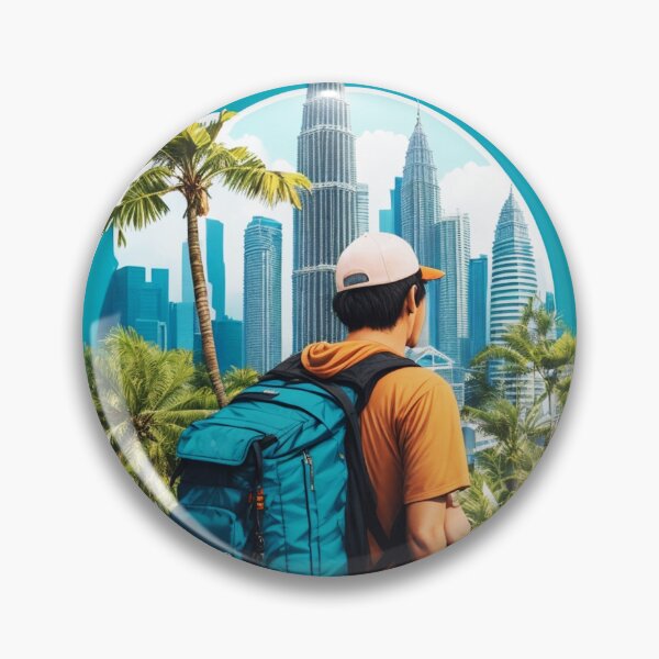 Item preview, Travel Backpacking and Visiting Kuala Lumpur designed and sold by Ridiculam Toga.