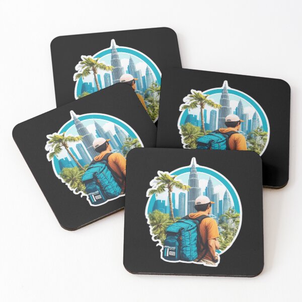 Item preview, Travel Backpacking and Visiting Kuala Lumpur designed and sold by Ridiculam Toga.