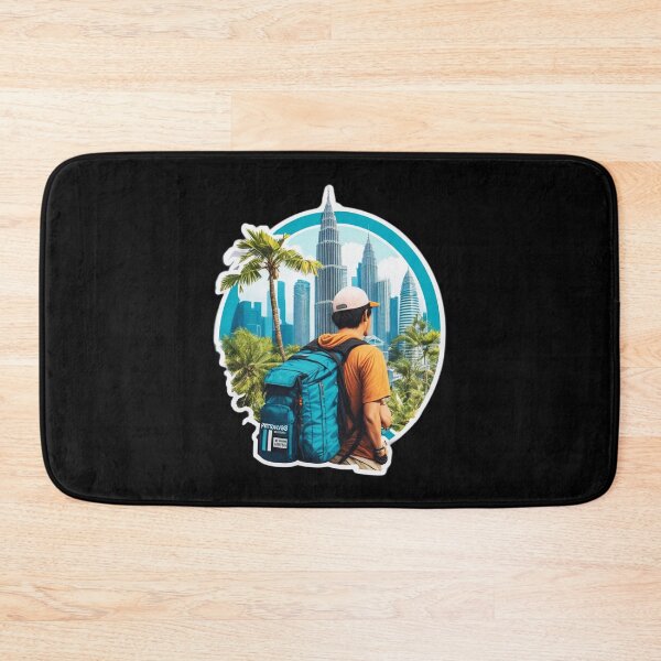 Item preview, Travel Backpacking and Visiting Kuala Lumpur designed and sold by Ridiculam Toga.