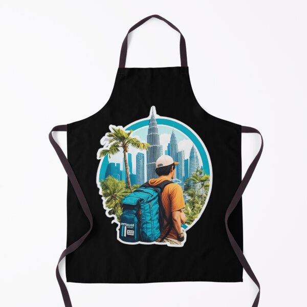 Item preview, Travel Backpacking and Visiting Kuala Lumpur designed and sold by Ridiculam Toga.