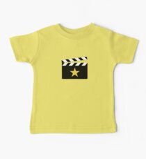 Movie Star Clapperboard Design for Film Lovers Baby Tee