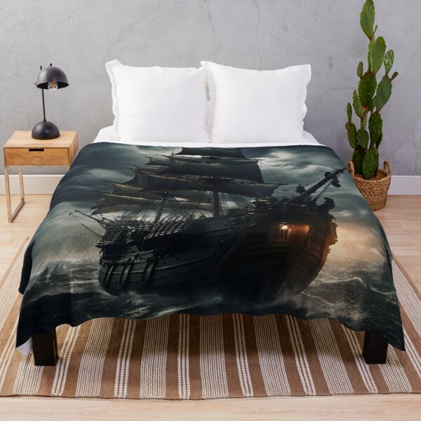 Item preview, Pirate Ship under Dark Skies designed and sold by dcrc.