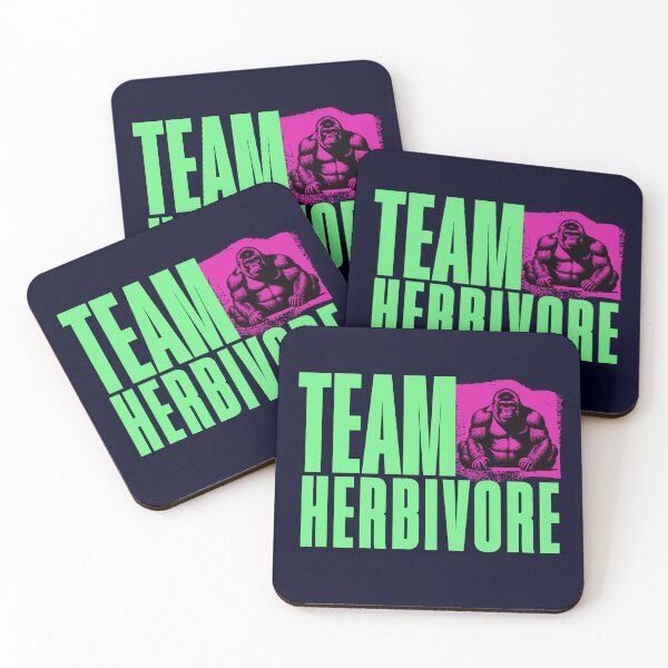 Item preview, Gorilla Green, Team Herbivore - Vegan Strength designed and sold by GreenSlate.