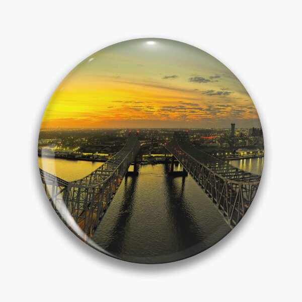 Item preview, New Orleans Bridges Sunset designed and sold by nbrandsberg.