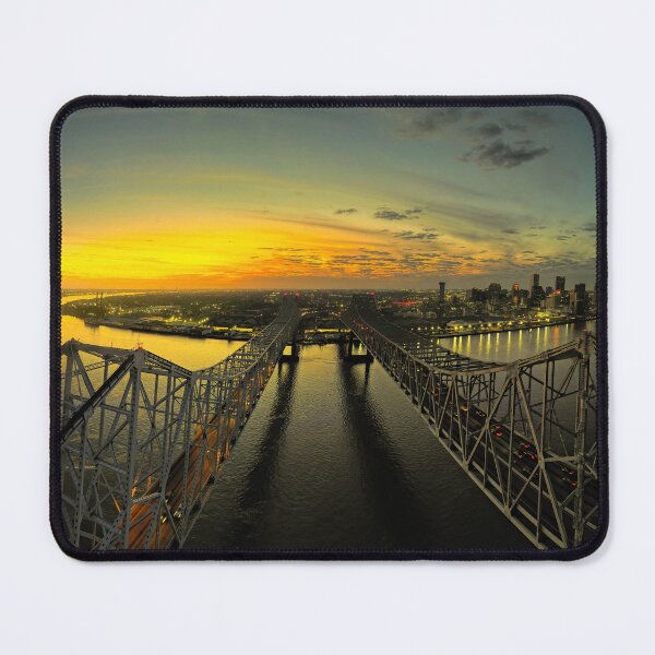 Item preview, New Orleans Bridges Sunset designed and sold by nbrandsberg.