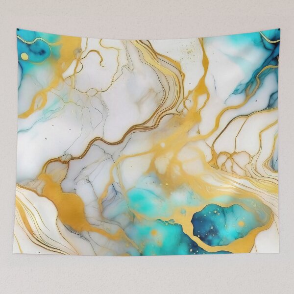 Item preview, Abstract marble texture with golden lines designed and sold by 4Seasons.