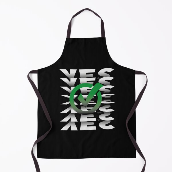 Item preview, "yes" repeated multiple times Flipping and mirrored text effect designed and sold by MotivaChic.