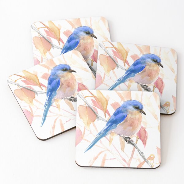Item preview, Bluebird in the Fall designed and sold by surenart.