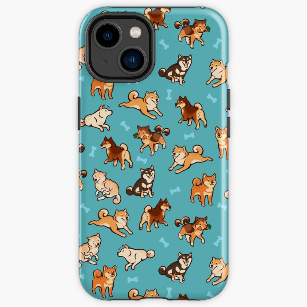 Disover shibes in blue | iPhone Case