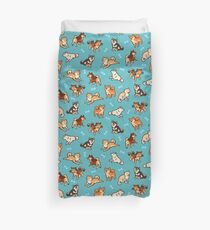 Funda nórdica shibes en azul