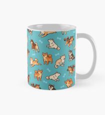 Shibes in Blau Tasse (Standard)