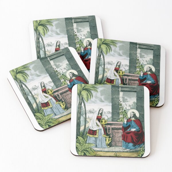 Item preview, STK501522A-Jesus and the Samaritan woman at Jacob's Well. designed and sold by StocktrekImages.