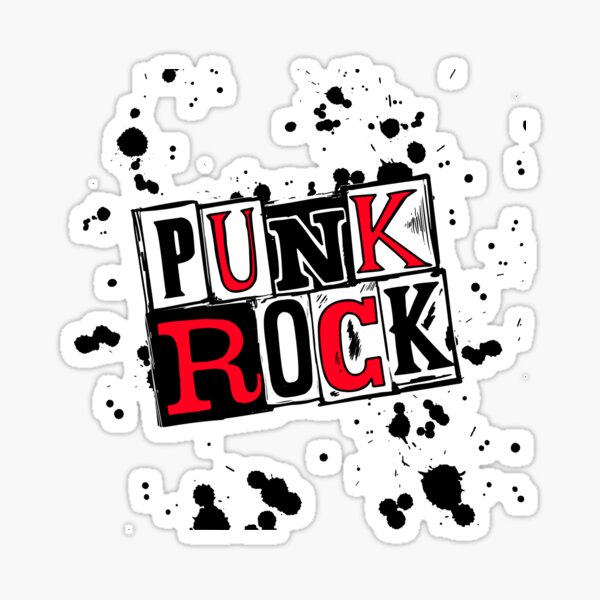 Punk rock - music Sticker