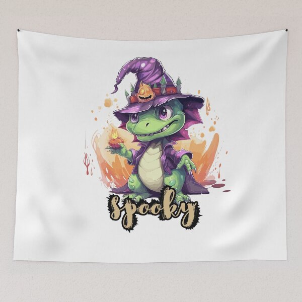 Item preview, Spooky Halloween T-Shirt: Eerily Cool and Hauntingly Stylish designed and sold by CozyCanvasCrew.