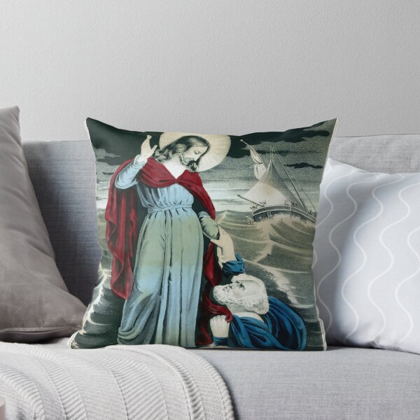 Item preview, STK501523A-Christ walking on water, rescuing a man sinking. designed and sold by StocktrekImages.