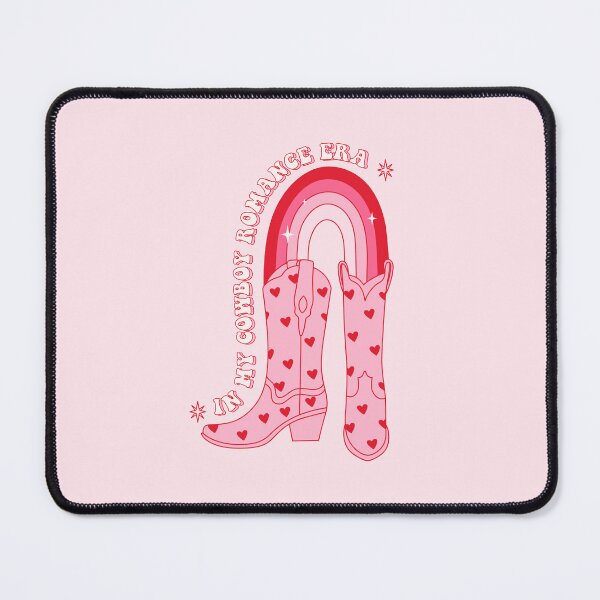 Item preview, In my cowboy romance era. Pink Cowboy boots with rainbow. designed and sold by CoCoArt-Ua.