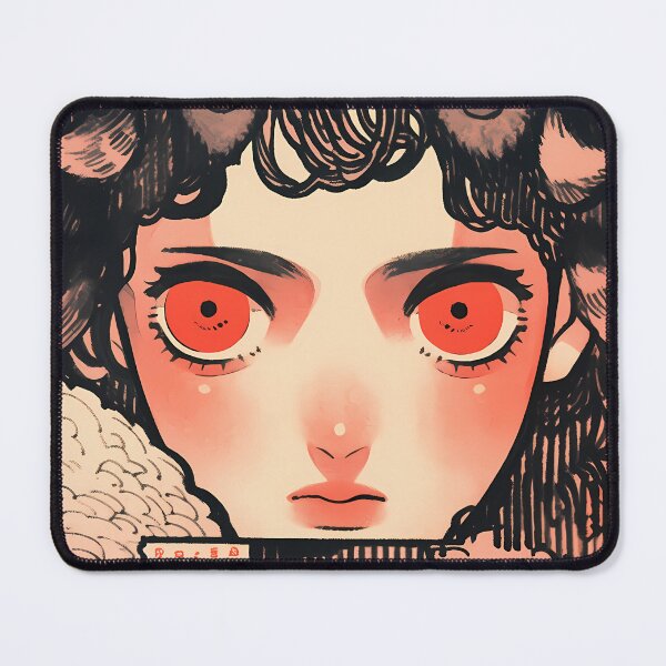 Item preview, Surrealistic Sheep Girl postal stamp- Ink designed and sold by octoboobs.