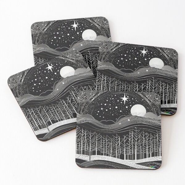Item preview, Moon and Stars Magical Forest Dream 90 designed and sold by Benito Del Ray.