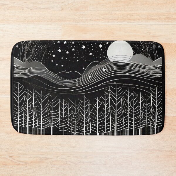 Item preview, Moon and Stars Magical Forest Dream 90 designed and sold by Benito Del Ray.