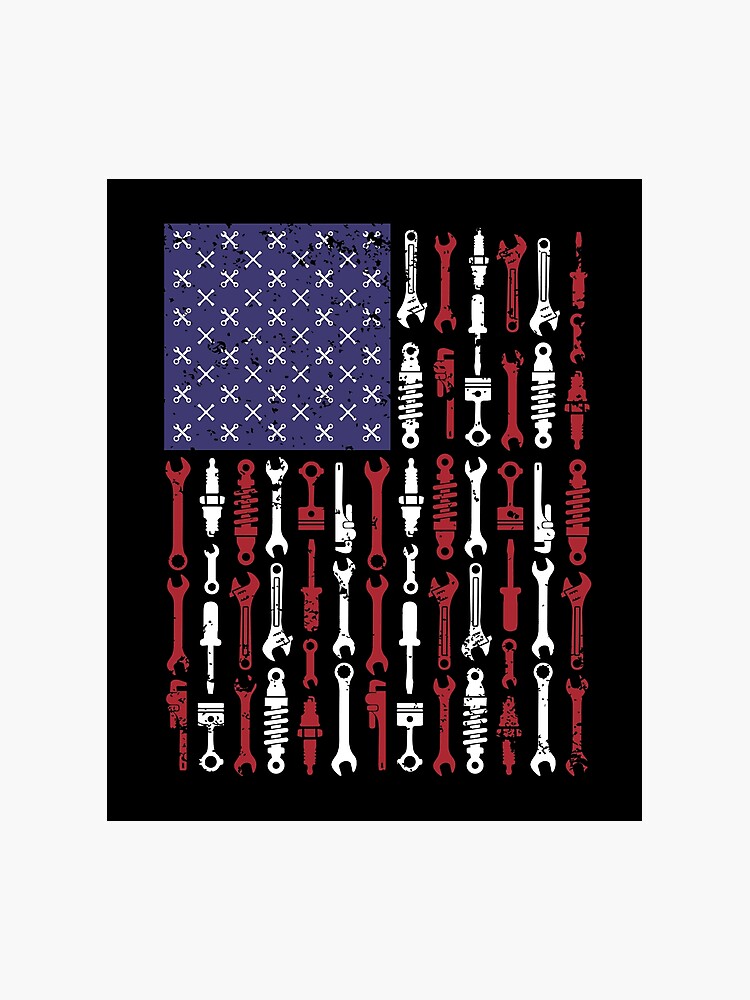 Diesel Mechanic Tools >> Auto Diesel Mechanic Flag Mechanics Tools Photographic Print Diesel Mechanic Tools >> Auto Diesel Mechanic Flag Mechanics Tools Photographic Print