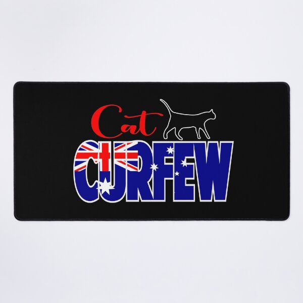 Item preview, Cat curfew Australia designed and sold by Colorfulman.