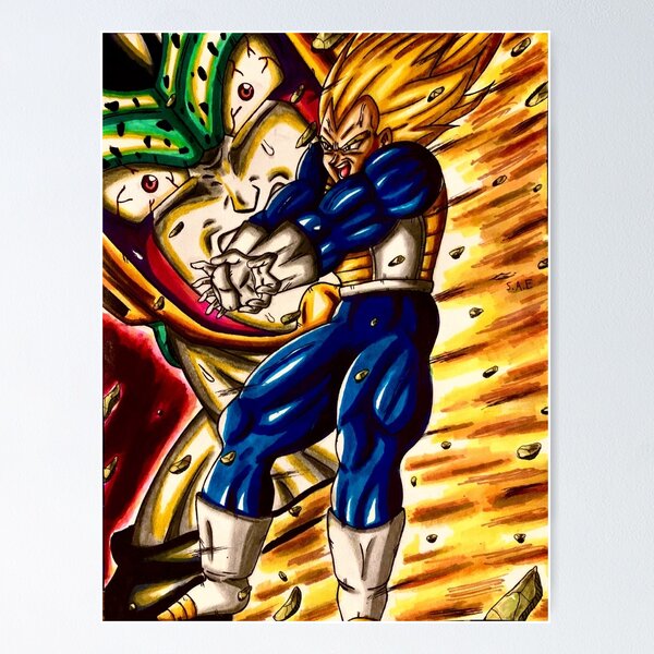 Dragon Ball Z Vegeta Final Flash poster (24x36 inches)
