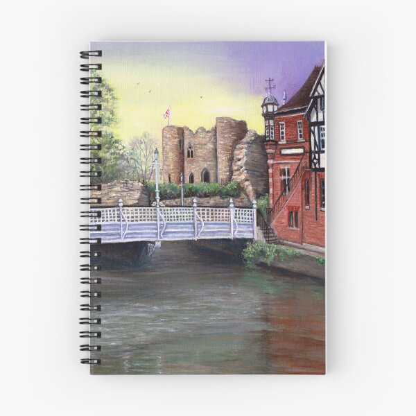 Item preview, Tonbridge Castle by the River Medway designed and sold by Sonia Finch.