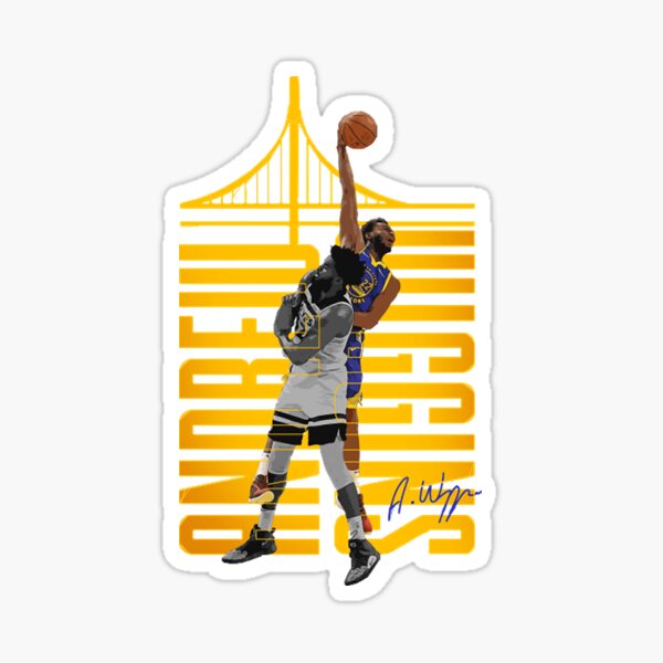 Andrew Wiggins Dunk Sticker for Sale by FunSesame