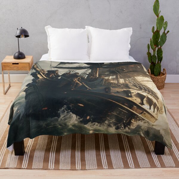 Item preview, Pirate Ship Sailing at Sunrise designed and sold by dcrc.