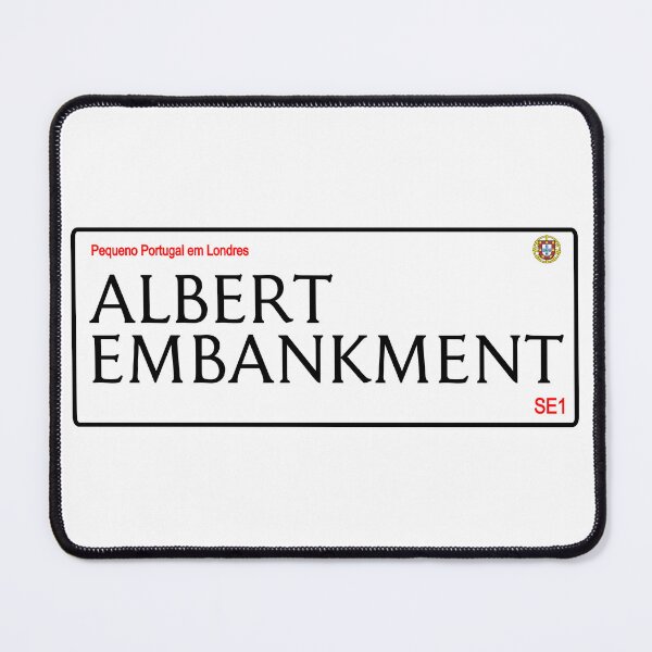 Item preview, Albert Embankment Street Sign (Pequeno Portugal) designed and sold by Londonation.