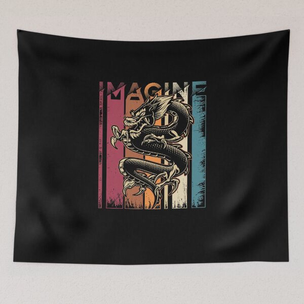 Item preview, Imagine Dragon Vintage Cool Art  designed and sold by AronSipes.