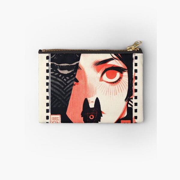 Item preview, Surrealistic Wolf Girl postal stamp- Ink designed and sold by octoboobs.