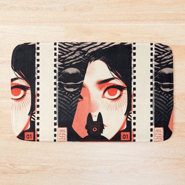Item preview, Surrealistic Wolf Girl postal stamp- Ink designed and sold by octoboobs.