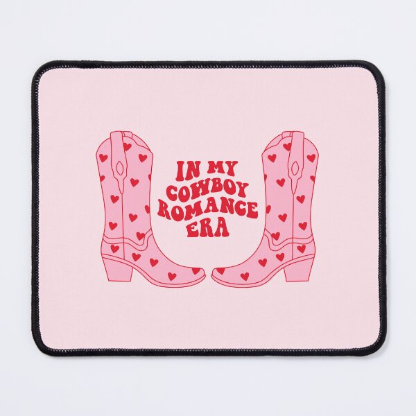 Item preview, In my cowboy romance era. Pink Cowboy boots with hearts. designed and sold by CoCoArt-Ua.
