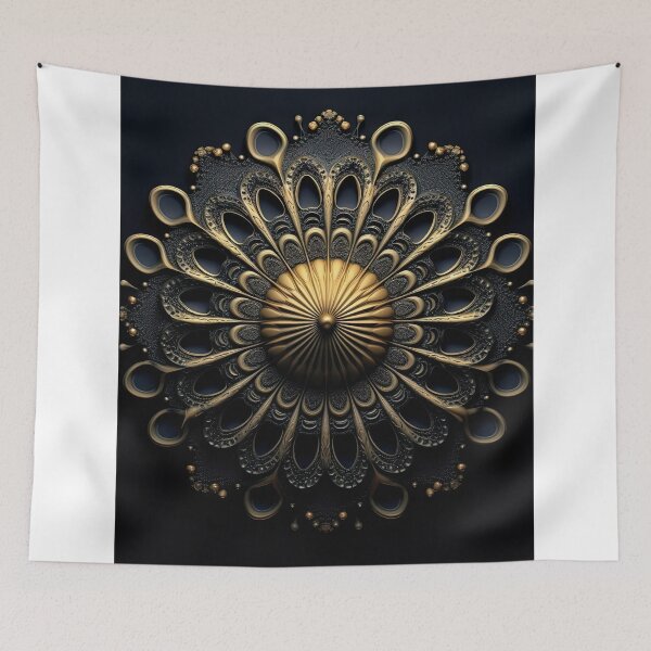 Item preview, Black & Gold Mandala designed and sold by artify-visions.