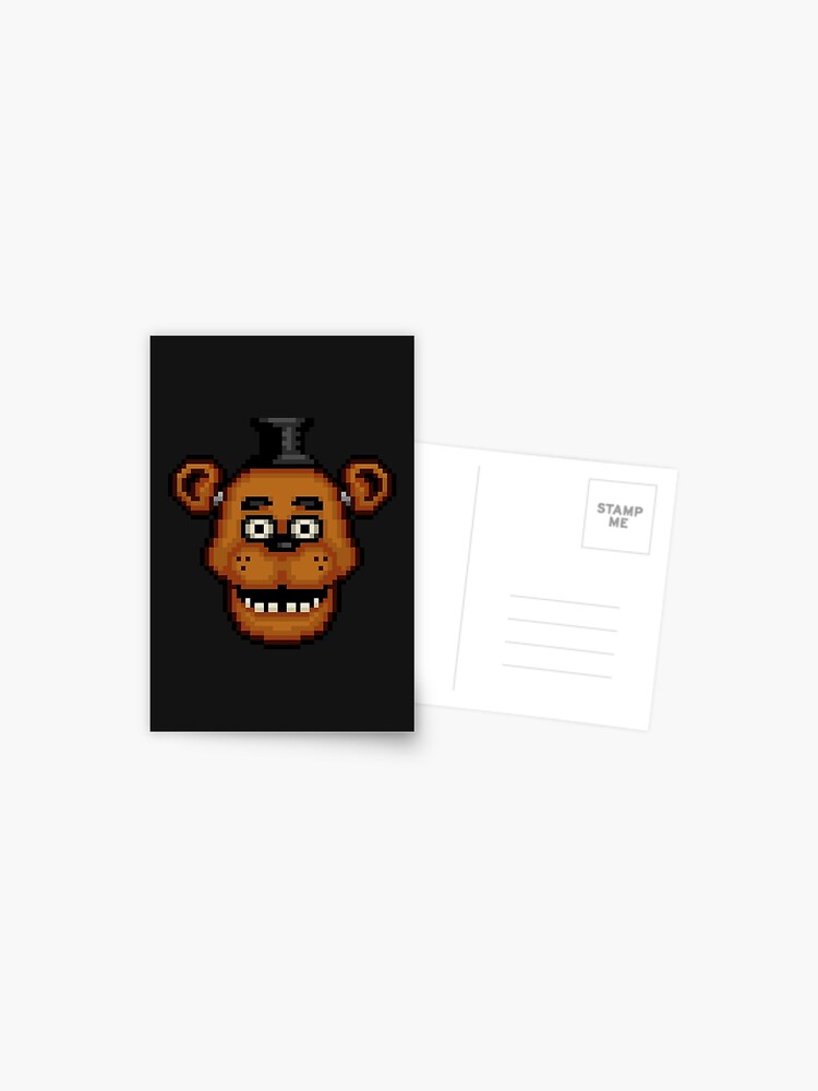 Five Nights at Freddys 4 - Mini Freddy - Pixel art Postcard for