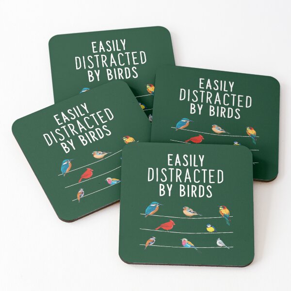 Item preview, Easily Distracted By Birds, Birthday Gift for Bird Lovers, Birdwatcher _amp_ OrnithologistT designed and sold by zoilakuhlman.
