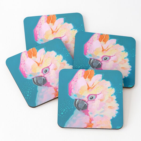 Item preview, pink parrot designed and sold by MotleyBird.