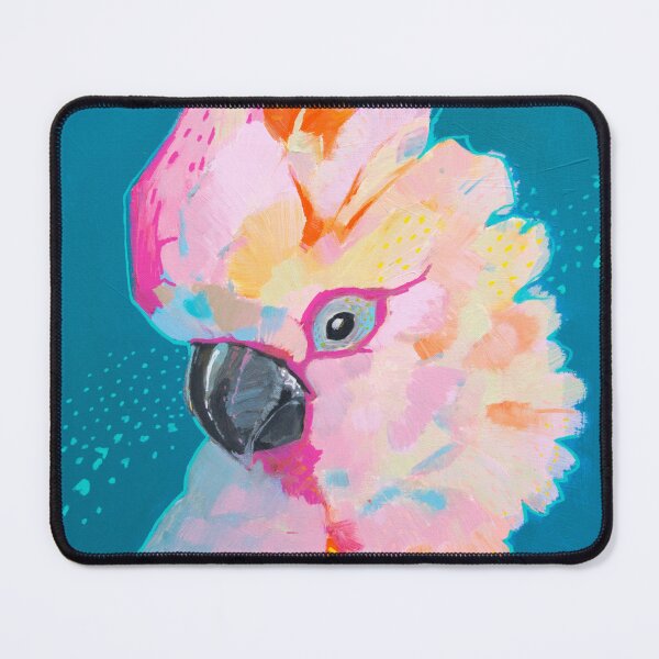 Item preview, pink parrot designed and sold by MotleyBird.