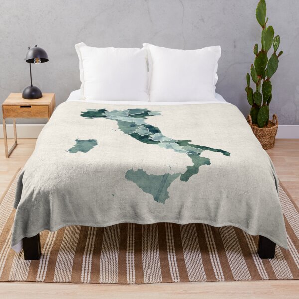 Item preview, Watercolor Map of Italy designed and sold by ArtPrints.