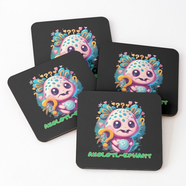 Item preview, AXOLOTL-EPHANT, QUESTION,MOM, DAD, GIFT, PYJAMAS designed and sold by carlos crane.