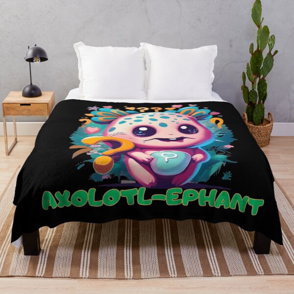 Item preview, AXOLOTL-EPHANT, QUESTION,MOM, DAD, GIFT, PYJAMAS designed and sold by carlos crane.