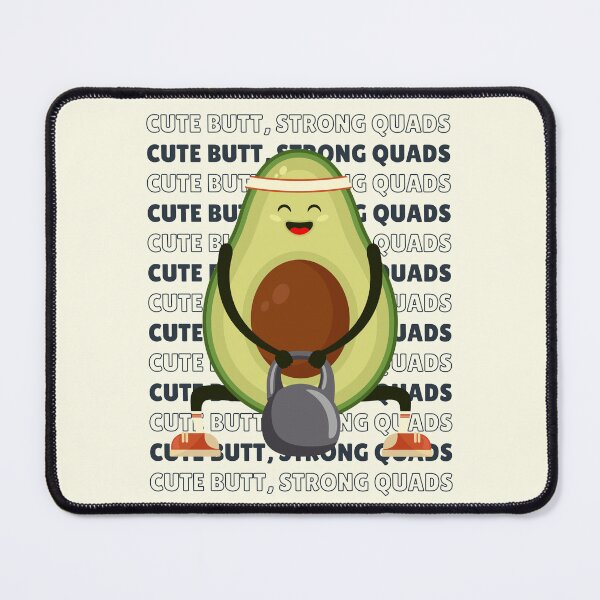 Item preview, Cute kawaii avocado doing squats designed and sold by rdxart.