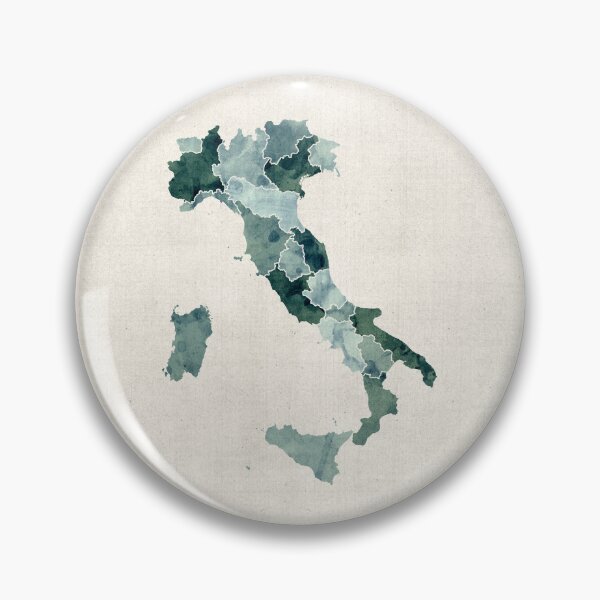 Artikelvorschau, Aquarell Karte von Italien entworfen und verkauft von ArtPrints.