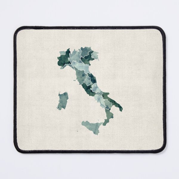 Item preview, Watercolor Map of Italy designed and sold by ArtPrints.